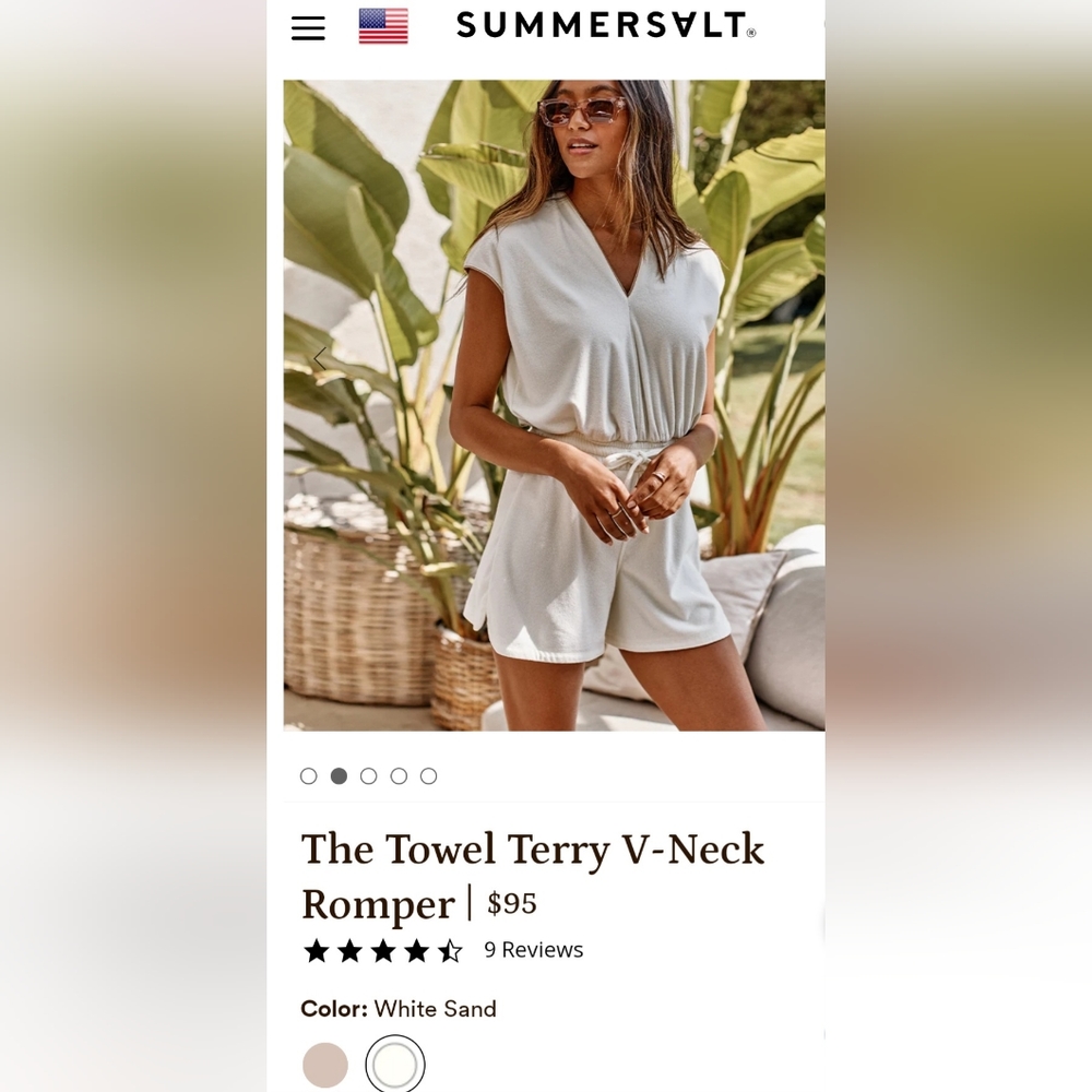 Summetsalt Towel Terry Romper